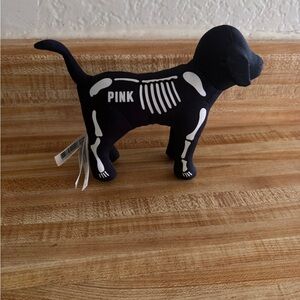 Pink Skeleton Dog Plush